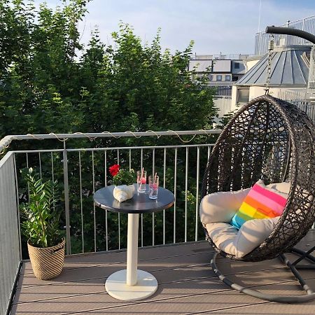 Stylish Rooms, Sunny Terrace In Vienna City Center Esterno foto