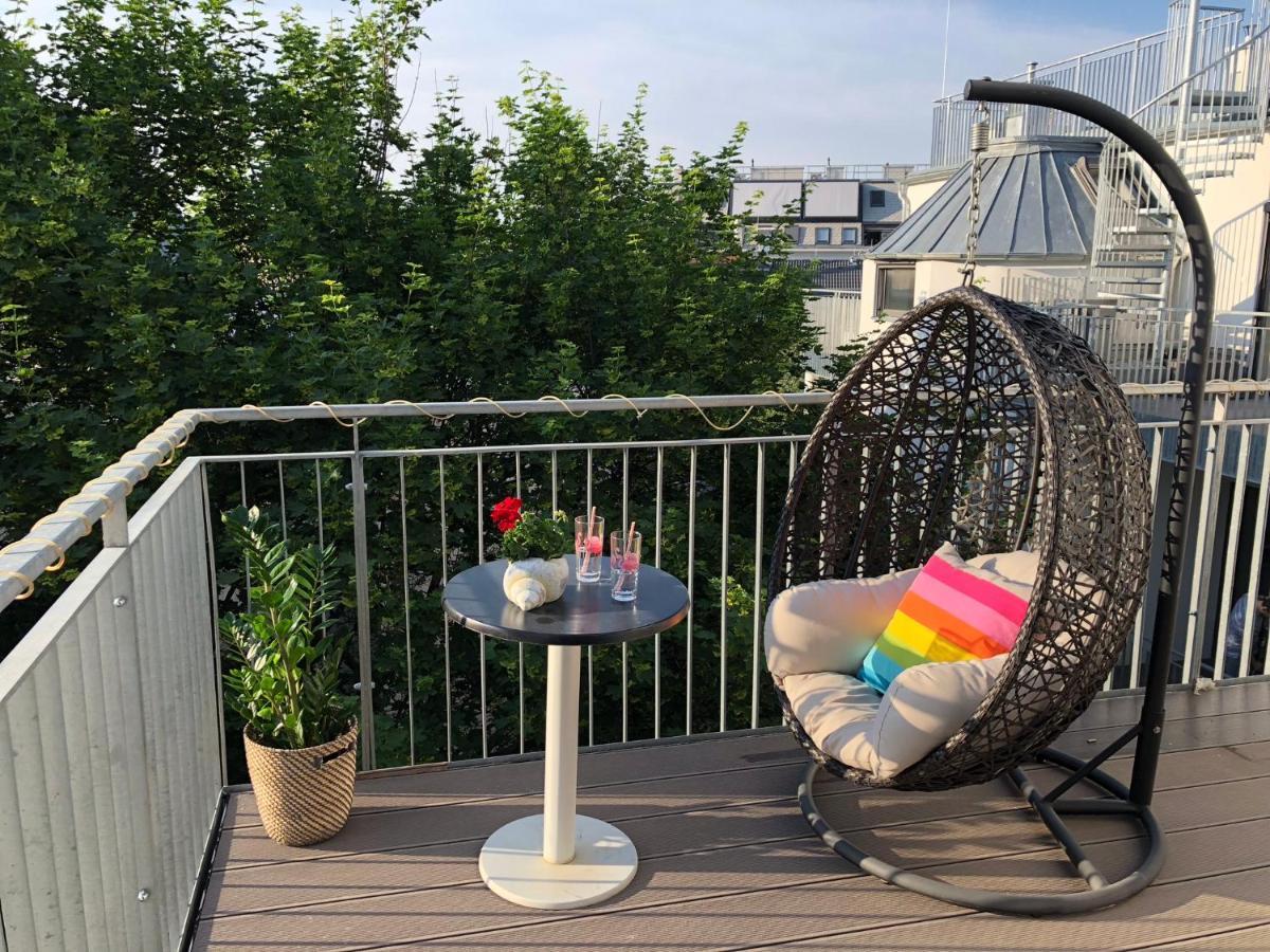 Stylish Rooms, Sunny Terrace In Vienna City Center Esterno foto
